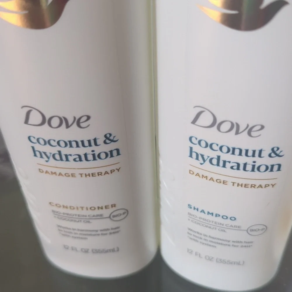 Dove Coconut & Hydration Hair Care Set -New